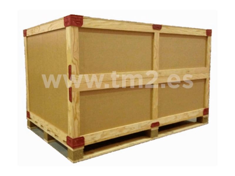 caja de madera automontable